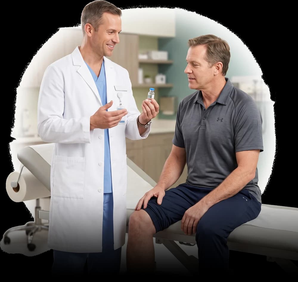 Clinician in an orthopedic practice